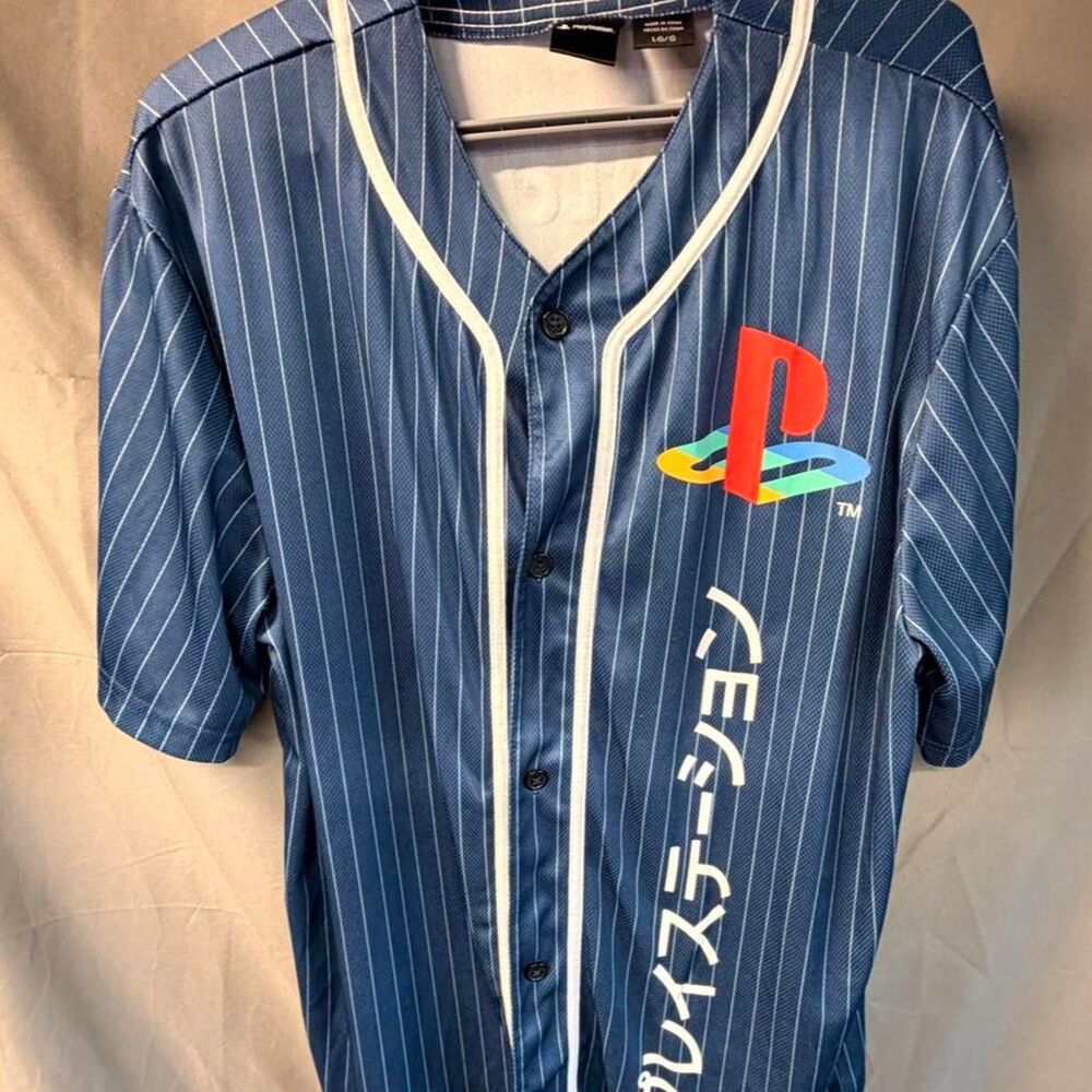 Sony Men's Blue and Navy Jersey